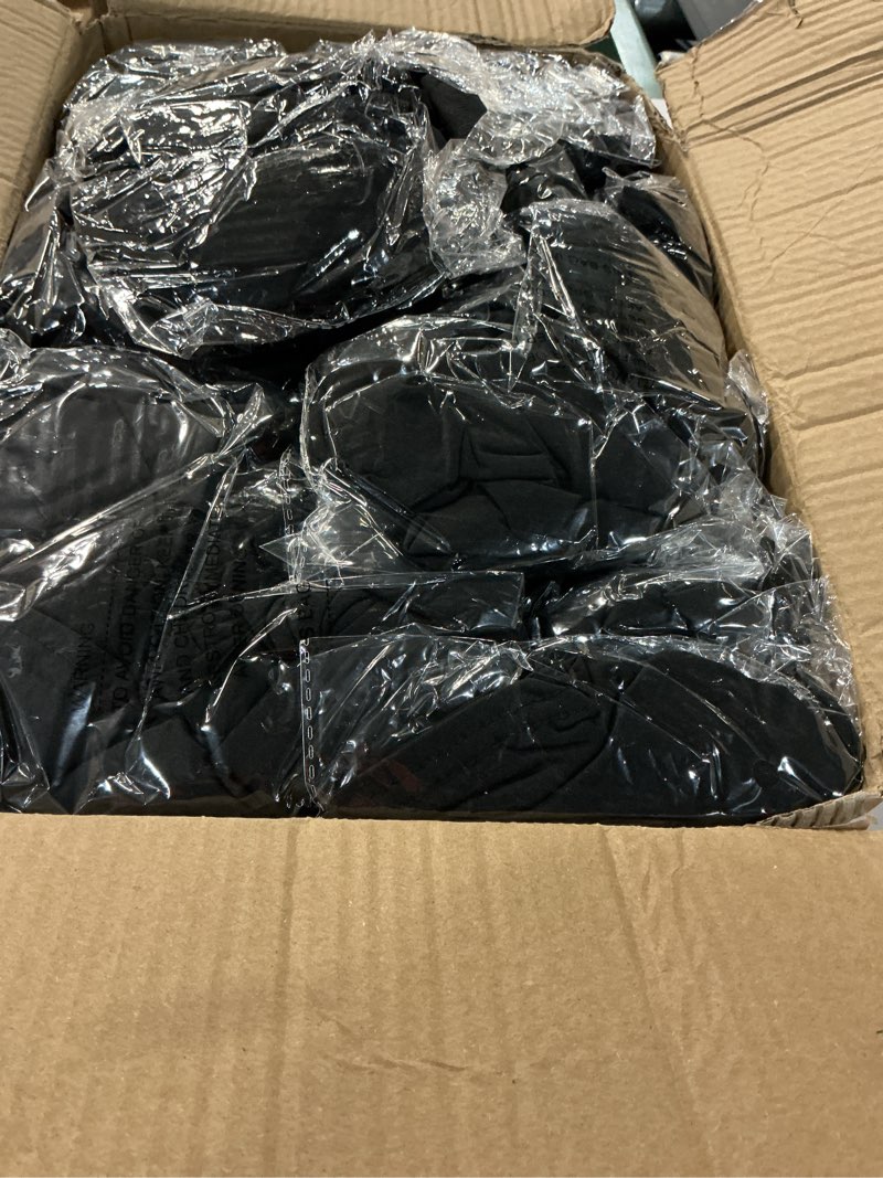 Condition photo showing New/Like New for lzy 20pcs spandex chair cover stretch slipcovers for wedding party, dining banquet chair decoration covers (black, 20) black 20