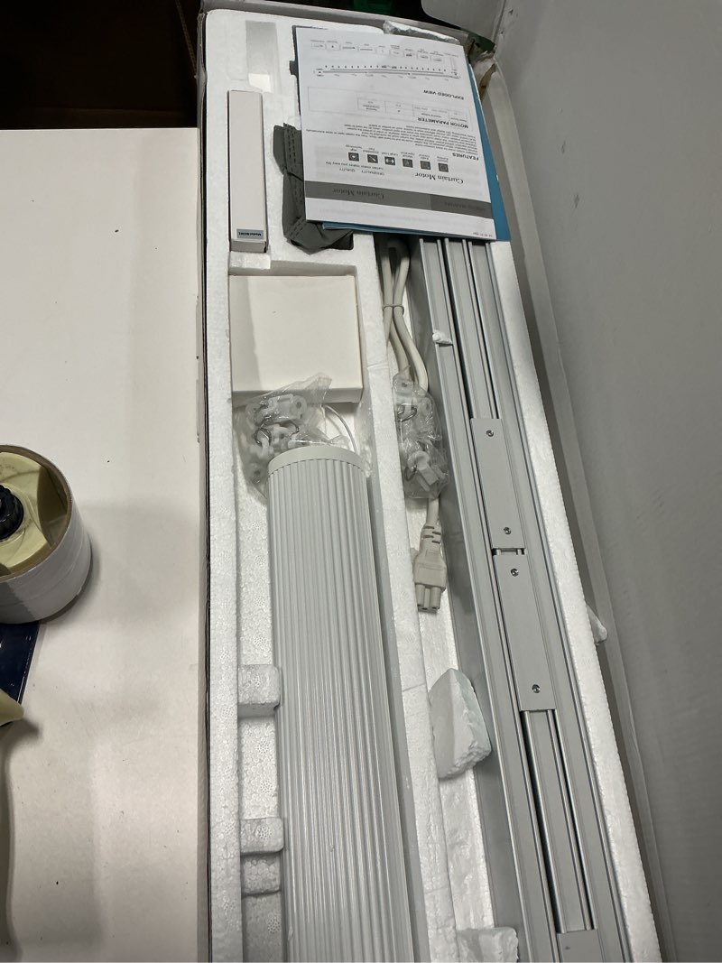 Condition photo showing Good Condition for diy wifi smart automatic curtain motor track system,automatic curtains motor,automatic blinds tracks, length can be custom (3.2m)