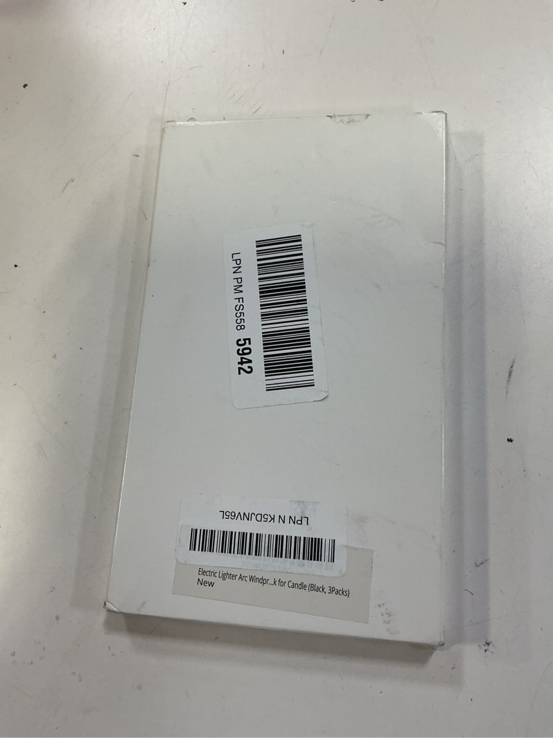 Condition photo showing New/Like New for (Set of 3)SUPRUS Electric Lighter Arc Windproof Flameless USB Rechargeable Lighter with Safety Lock for Candle BBQ Camping (Black)