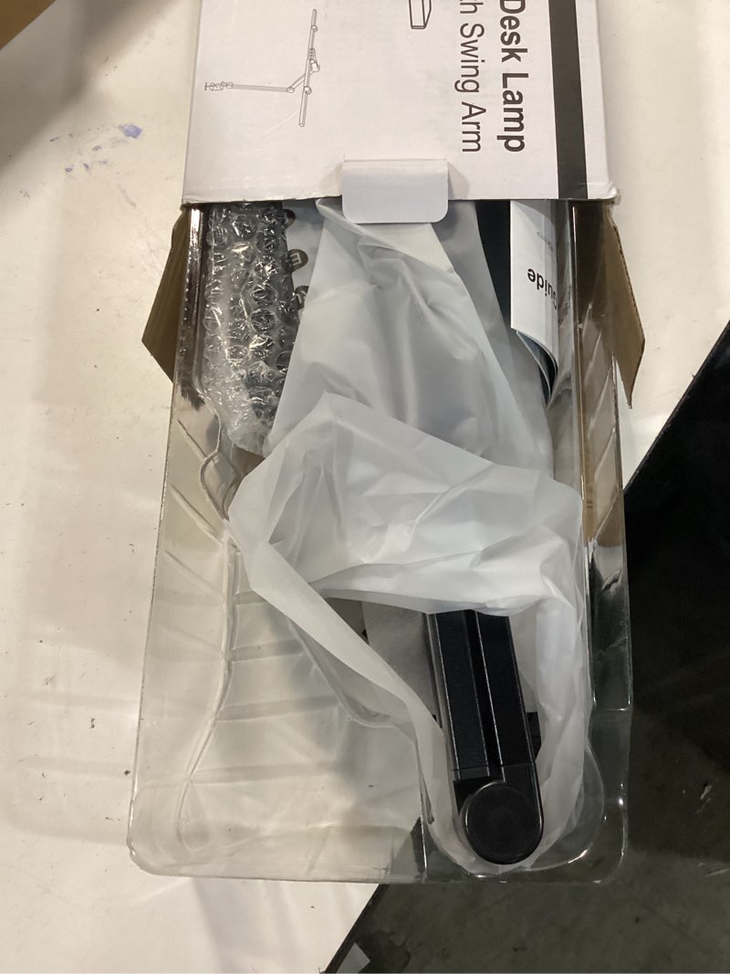 Condition photo showing Good Condition for Micomlan Led Desk Lamp with Clamp, Architect Desk Lamp for Home Office with Atmosphere Lighting, 24W Ultra Bright Auto Dimming Computer Light Stepless Dimming and Tempering LED Table Light Black