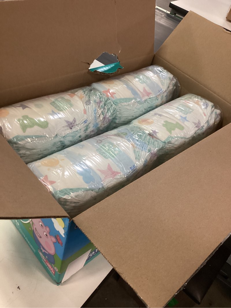 Condition photo showing New/Like New for Pampers Training Pants - Easy Ups Girls & Boys - Size 5T-6T, 84 Count, Peppa Pig Potty Underwear (Packaging May Vary) 5T-6T 84