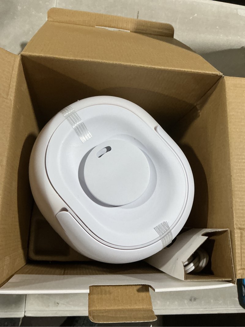 Condition photo showing Good Condition for frida baby 3-in-1 cool mist humidifier for large rooms, top fill humidifier for bedroom, allergy relief, 60 hour runtime + nightlight, auto shut-off, quiet, carry handle, essential oil diffuser