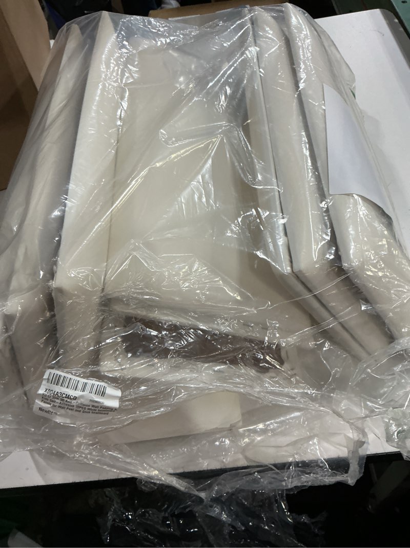 Condition photo showing Good Condition for 3d anti-collision wall padding for kids self-adhesive 10pcs white headboard panels for wall peel and stick headboard 10 white