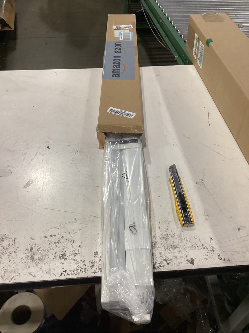 Condition photo showing New/Like New for lazblinds no tools no drill cordless cellular shades, blackout light blocking honeycomb shades for home, thermal insulation blinds for windows, 27" w x 36" h, white blackout-white 27" w x 36" h