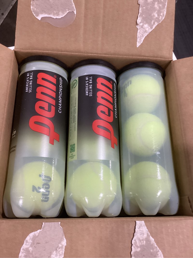 Condition photo showing Good Condition for Penn Championship Tennis Balls - Extra Duty Felt Pressurized Tennis Balls 3 Count(Pack of 12)