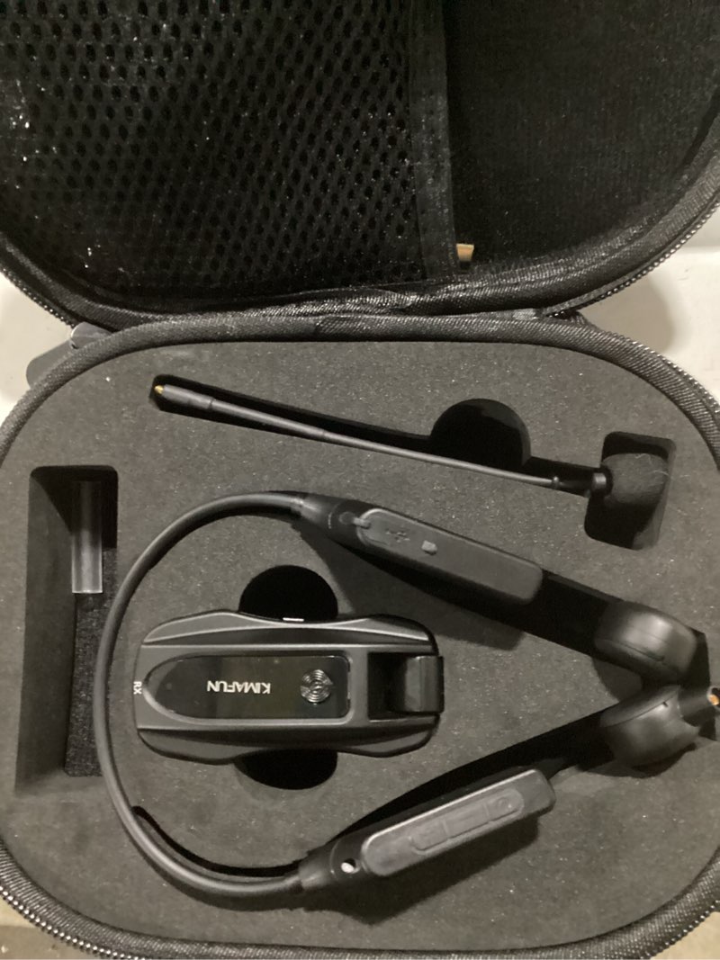 Condition photo showing New/Like New for KIMAFUN 2.4G Fitness Headset Wireless Microphone, IP67 Waterproof Sweatproof Microphone for Water Aerobics, Swimming Coach, Fitness Instructor, Yoga, Spinning, Training, Teaching, Speakers, GWP91 GWP91(1TX+1RX)