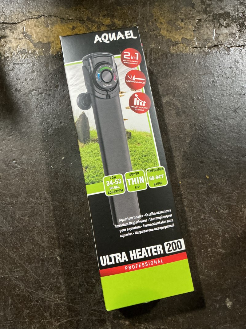 Condition photo showing New/Like New for Aquael Ultra Aquarium Heater for Freshwater & Saltwater Aquariums - 200 Watt  34-53 Gallon