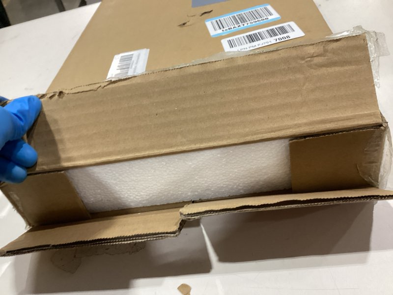 Condition photo showing Good Condition for Wall Shelf Set of 1, White Floating Shelves 30 in W x 10 in D x 1 in H, Wooden Floating Wall Shelf with Invisible Brackets for Living Room/Bedroom/Bathroom/Kitchen Storage and Decor White 30"W x 10"D x 1"H