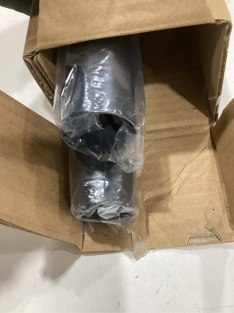 Condition photo showing Good Condition for allzone tension curtain rod for window, 83-123 inches, heavy duty curtain rods no drilling, non-slip bathroom shower tension rod, renter friendly, adjustable, spring loaded, extra long, black black 83-123 inches