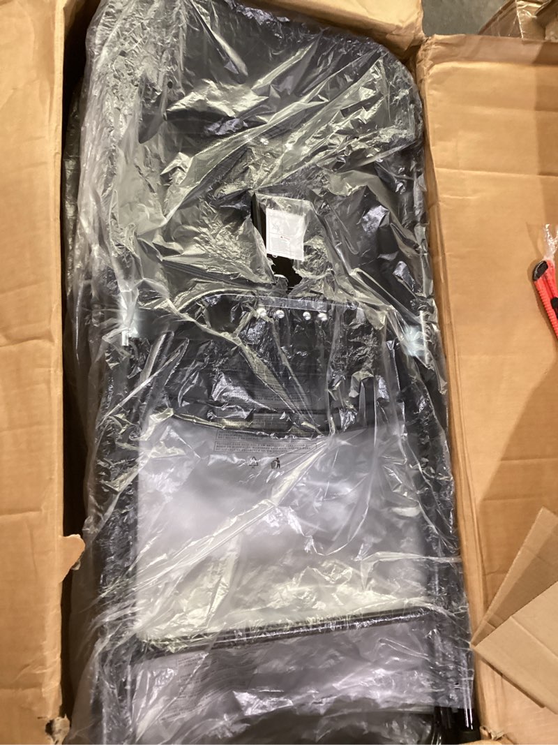 Condition photo showing Good Condition for (may be missing accessories)dumos folding chairs sets of 10, 330lbs capacity plastic stackable home office chair, portable fold up for indoor outdoor, patio, camping, garden, party, blacka
