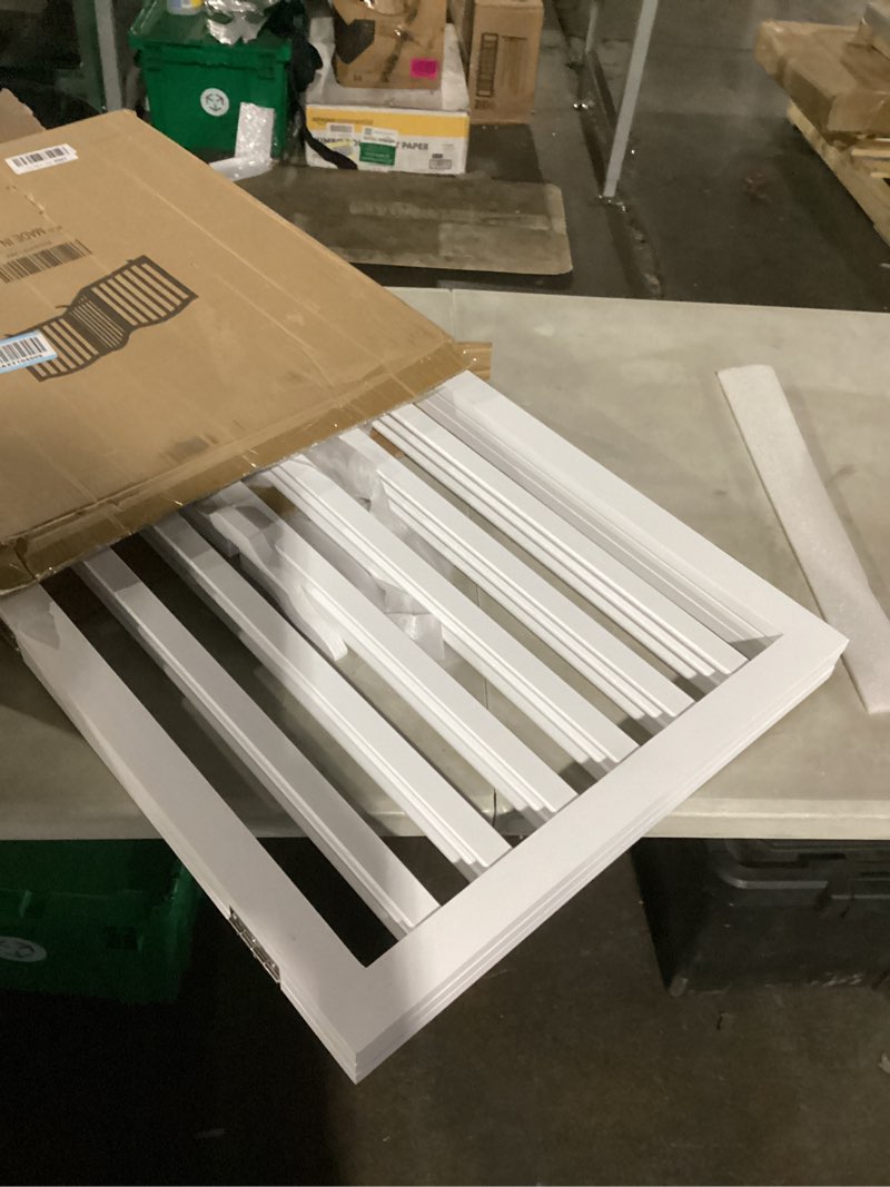 Condition photo showing Good Condition for foldable wooden dog gate - 3-panel freestanding pet fence, 23.6 inches, white - suitable for doorways & stairs, also works as baby gate.
