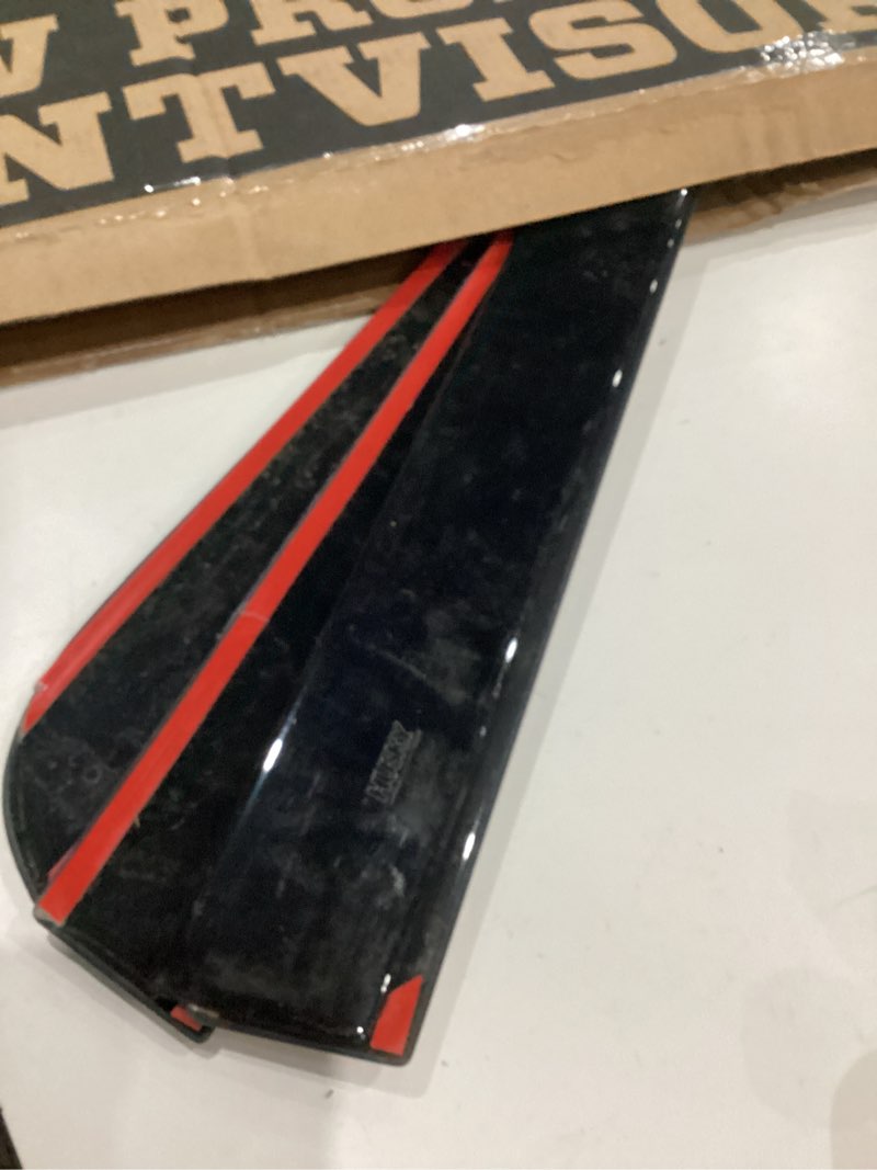 Condition photo showing As Is for husky liners low profile ventvisor rain guards | fits 2017-2024 nissan titan crew cab only, 2016-2024 titan xd crew cab only | front & rear, matte black, 4-pcs. | 2857074