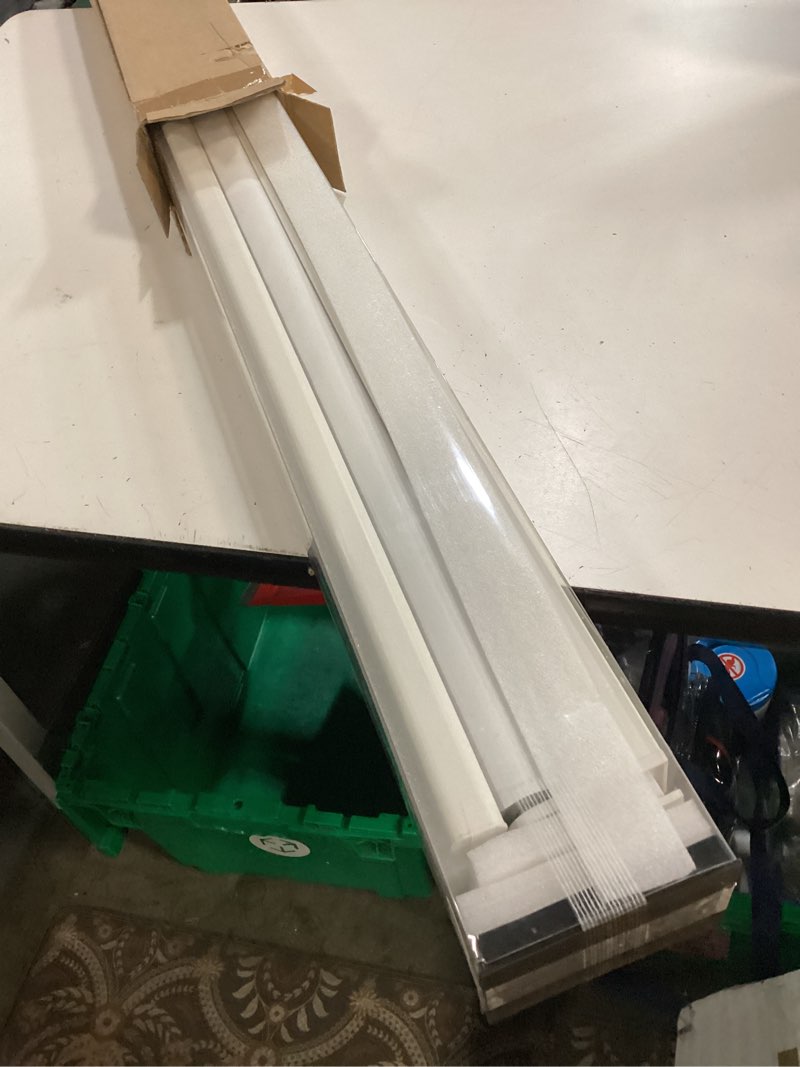 Condition photo showing New/Like New for no-drill motorized blinds with remote, blackout roller shades manner snow-white 35"w x 72"h