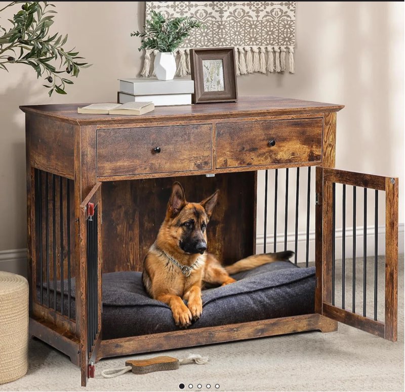 cranbrook dog crate furniture with drawers