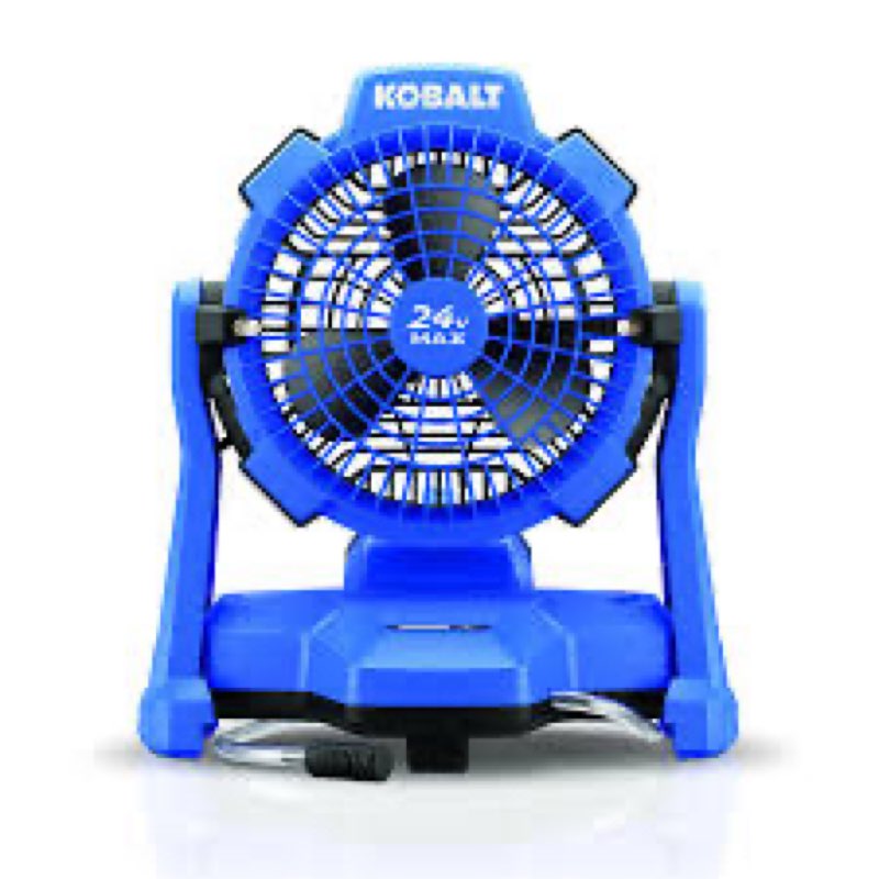 Kobalt 24-V Misting Fan Kit - 800 CFM - 60Â° Fan Head Rotation KMF 1124A-03