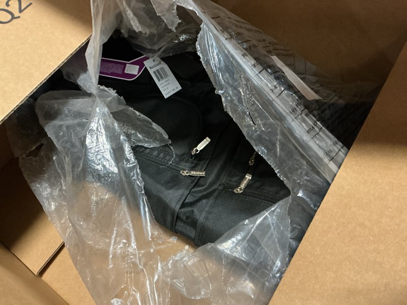Condition photo showing Good Condition for rockland rolling duffel bag, black, 22" black 36"