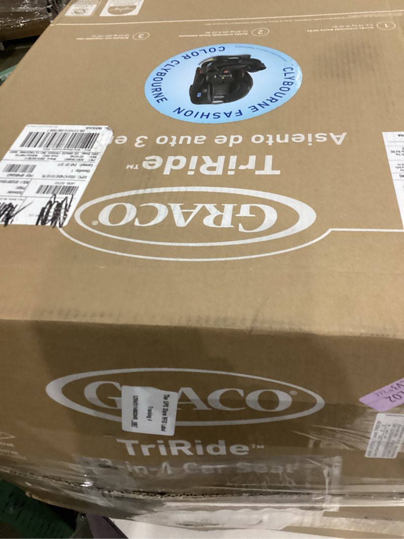 Condition photo showing New/Like New for Graco TriRide 3-in-1 Reclining Car Seat, Clybourne - Rear & Forward Facing Car Seat, Highback Booster, Adjustable Headrest Clybourne 2.0