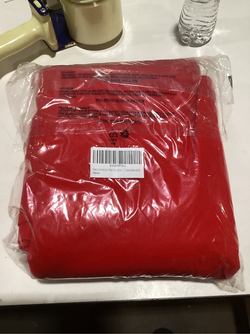 Condition photo showing Good Condition for FabricLA Acrylic Felt Fabric - 72" Inch Wide 1.6mm Thick Felt by The Yard - Use Soft Felt Sheets for Sewing, Cushion, and Padding, DIY Arts & Crafts (2 Yards, Black)