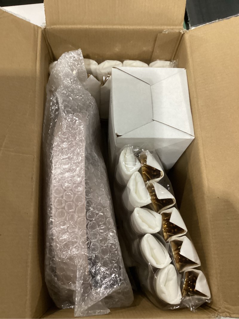 Condition photo showing Good Condition for 175PCS Pink Gold Plastic Dinnerware Set,Pink Plastic Plates, Include: 25 Dinner Plates, 25 Dessert Plates, 25 Pre Rolled Napkins with Gold Silverware, 25 Cups for Spring Wedding,Valentine's Day Pink and Gold