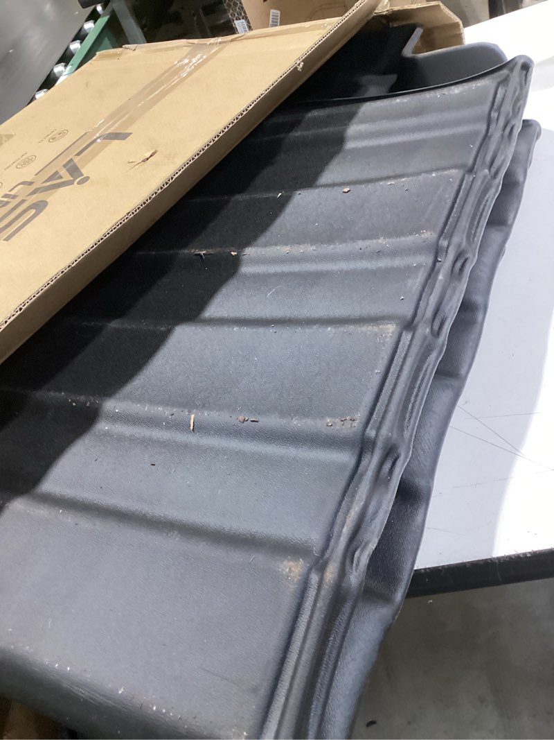 Condition photo showing As Is for lasfit 5ft bed liner for jeep gladiator jt 2026 2025 2024 2023 2022 2021 2020 (60 inches), all weather tpe custom fit truck bed mat truck cargo bed liner, black gladiator 2020-2026 bed mat