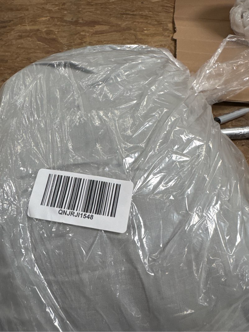 Condition photo showing Good Condition for european linen duvet cover set, full/queen, mist
