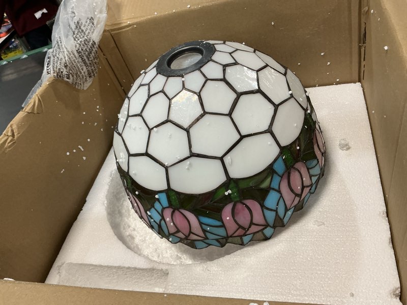 tiffany floor lamp with angle adjustable stained glass lampshade rustic style gooseneck reading floor light tiffany style standing corner light 63 inches for home living room bedroom