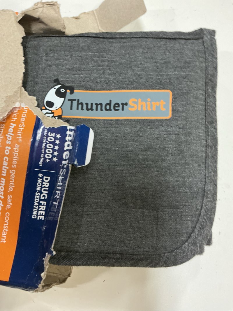 Condition photo showing New/Like New for thundershirt for dogs, x small, heather gray classic - dog anxiety relief calming vest heather grey xs