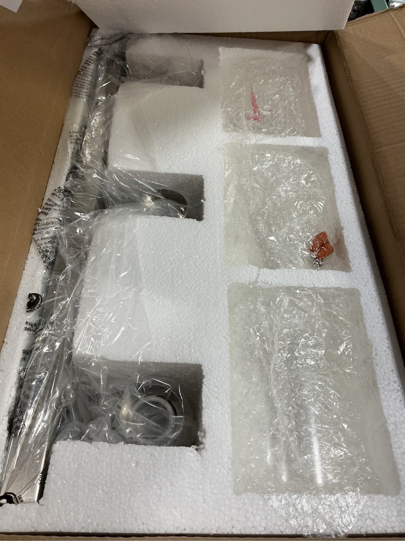 Condition photo showing Good Condition for 3-light bathroom vanity light fixtures,modern wall sconces,bathroom lights over mirror,wall mounted lamp for kitchen living room bedroom hallway,brushed nickel finish with clear glass shade brushed nickel 3-light