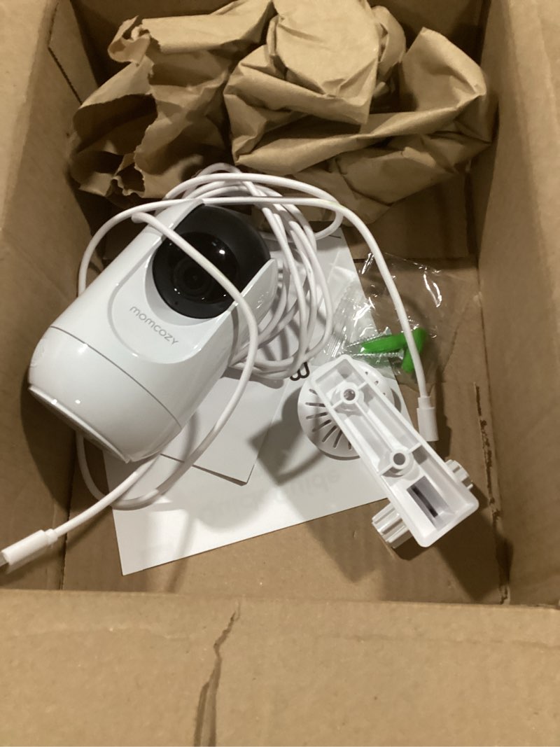 Condition photo showing Good Condition for momcozy smart wifi baby monitor, app control baby monitor with camera & audio, danger zone alert, motion & cry detection, 1080p night vision, 2-way talk, photo & video recording (compatible with bm04) bm04 camera unit
