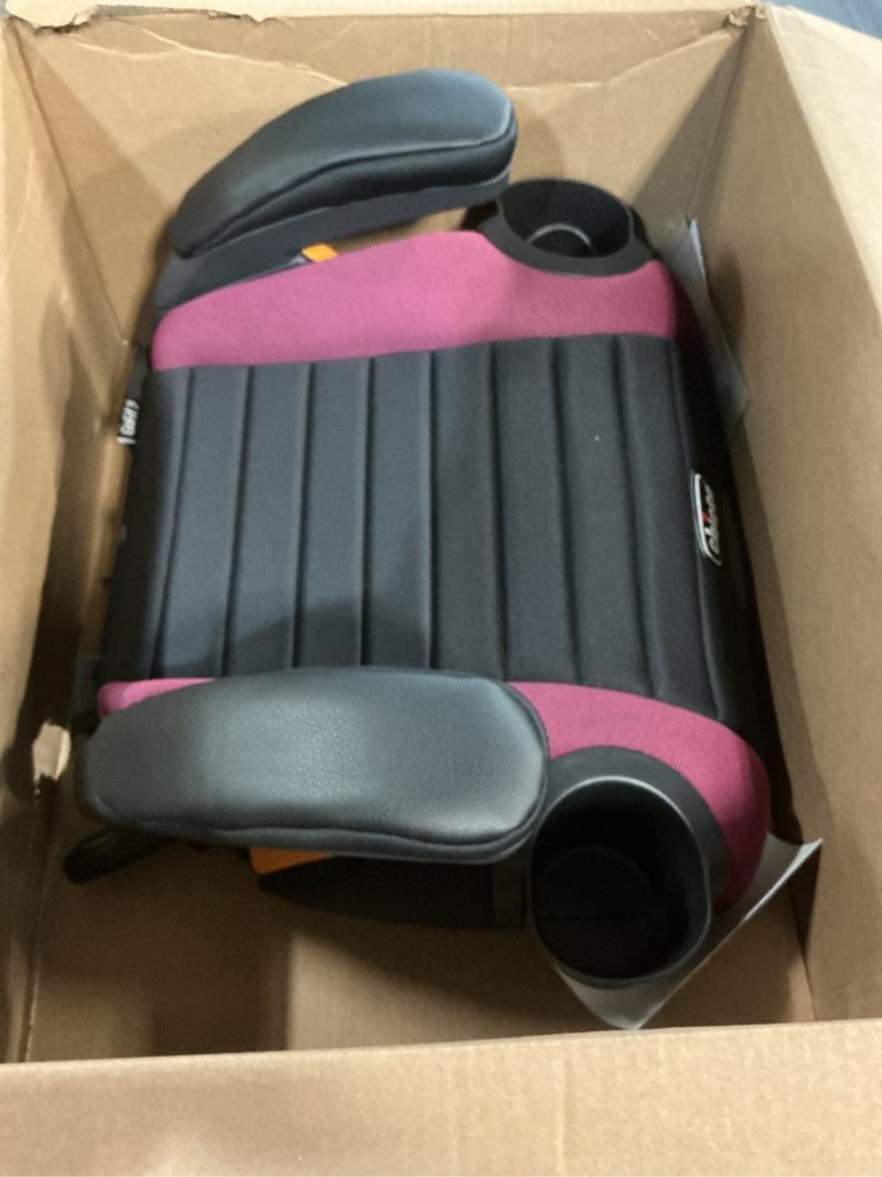 Condition photo showing Good Condition for Chicco GoFit Plus Backless Booster Car Seat with Latch Attachment and Quick-Release Latch Removal, Travel Booster Seat for Car, Portable Car Booster Seat for Children 40-110 lbs. | Vivaci/Pink GoFit Plus Vivaci/Pink
