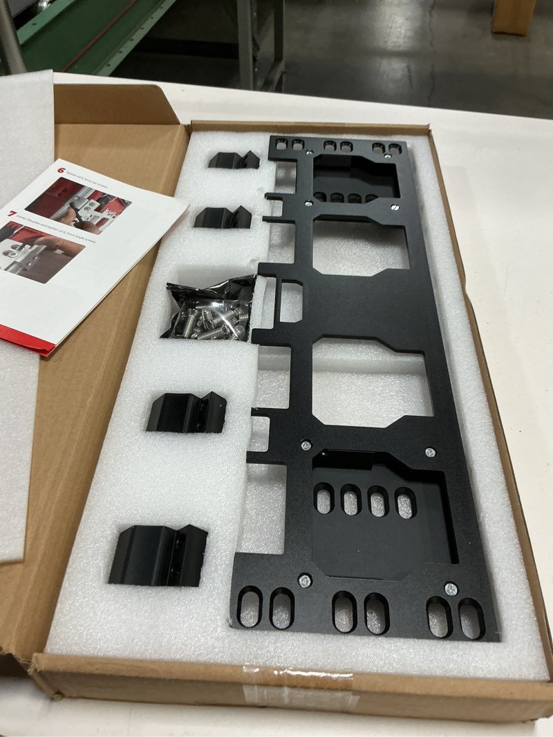 Condition photo showing Good Condition for Packout Mount – Front & Side Packout Mounting Plate Compatible with Milwaukee Packout Toolbox-Mounts Crates, Full Size & Half Size Packouts and Milwaukee Packout Accessories-Screws Included – Black