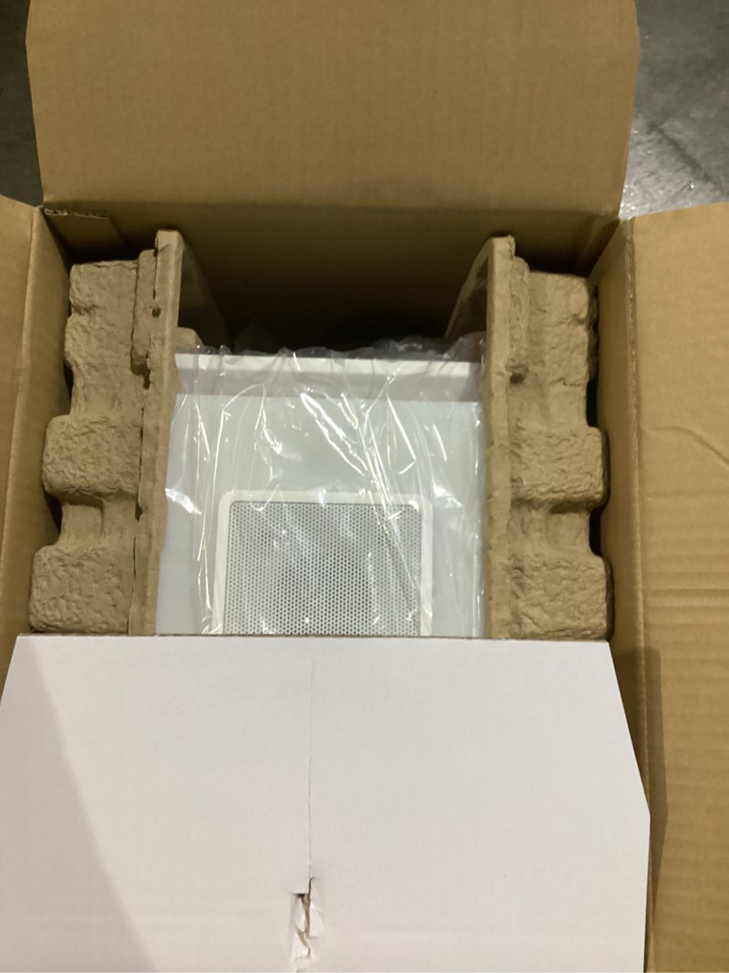 Condition photo showing New/Like New for homewerks 1.5-sone 80-cfm white decorative lighted bluetooth compatibility bathroom fan