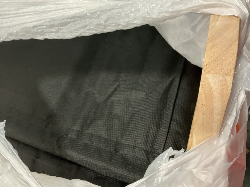 Condition photo showing As Is for Zakkart Cat Perch for Window Sill with Bolster - Orthopedic Hammock Design with Premium Hardwood & Robust Metal Frame - Cat Window Seat for Large Cats and Kittens - Natural Color Wood Gray Bed, 24''W Natural Color Wood with Gray Bed Large (24'' x 15'')