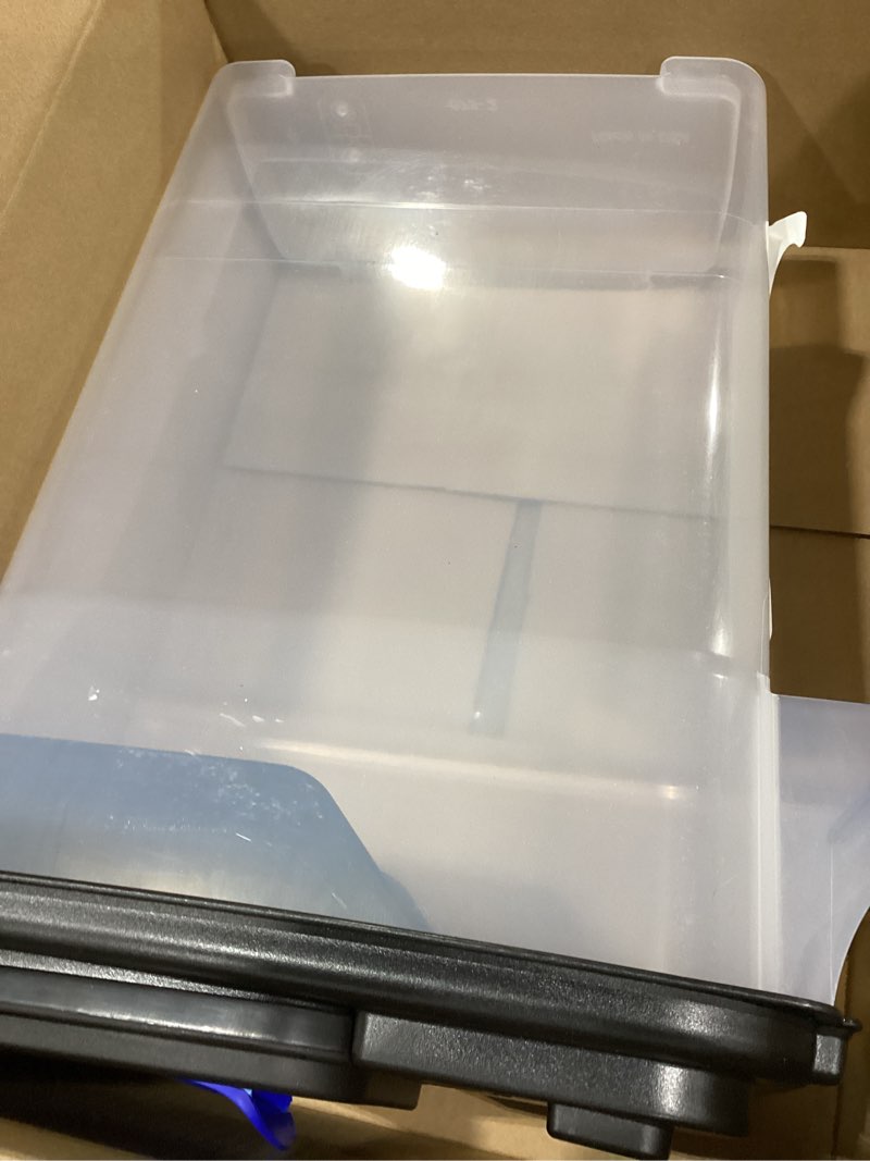 Condition photo showing As Is for Broil King 66900 Pellet Storage Bin, Black