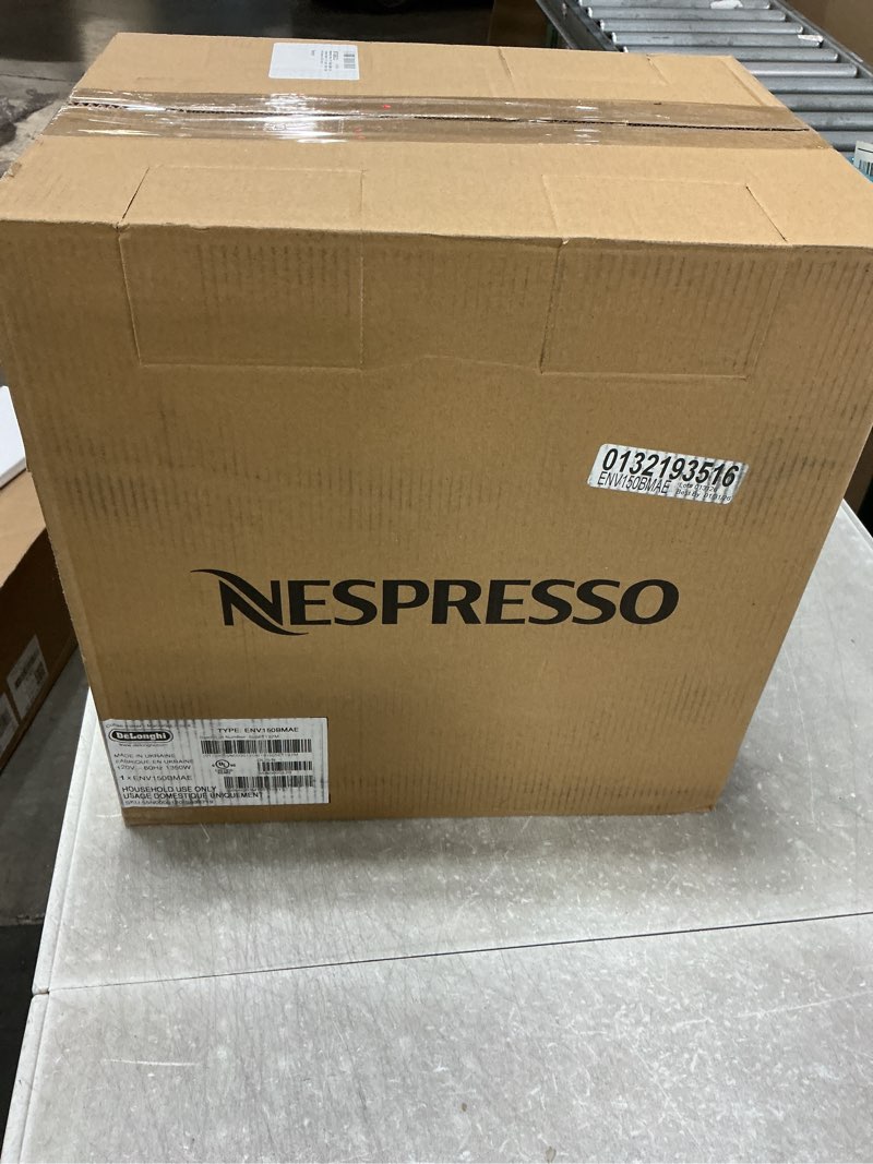 Condition photo showing New/Like New for Nespresso Vertuo Plus Deluxe Coffee and Espresso Maker by De'Longhi, Matte Black with Aeroccino Milk Frother Machine + Frother Matte Black