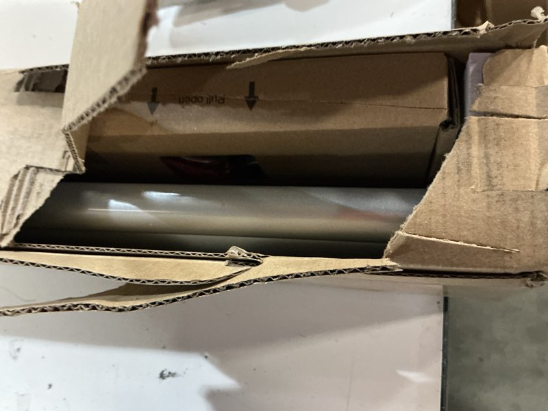 Condition photo showing Good Condition for tonial 1 inch double curtain rods 36 to 72 inches (3 to 6ft), heavy duty decorative drapery rod for windows 24 to 68 inches (2 to 5.7ft) with small cap finial, silver silver 36-72"