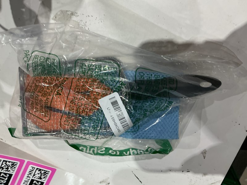 Condition photo showing Good Condition for vodolo beach mesh shovel with mesh beach bag for shell collecting, kids filter sand scooper for picking up shells, shark tooth sifter dipper for boys and girls, toy 1pcs shovel with 1pcs bag