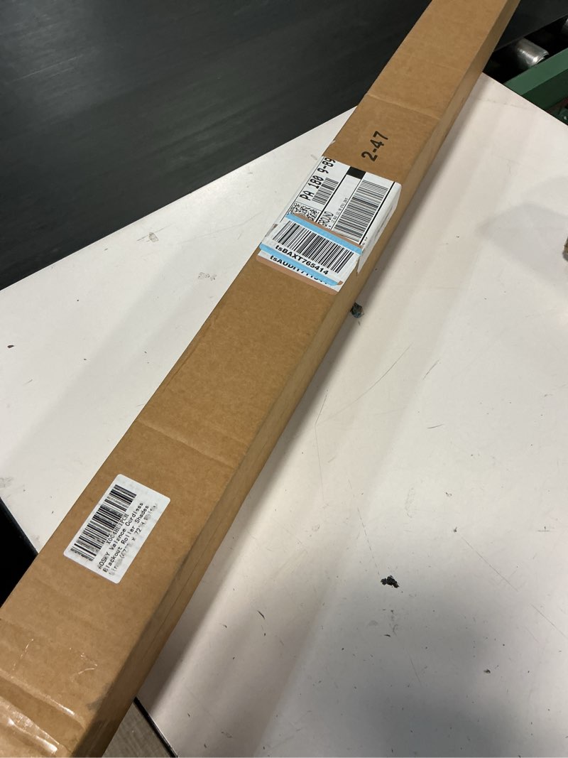 Condition photo showing Good Condition for aosky linen roller blinds shades for indoor windows pull down cordless blackout black out window shade 47 inch blinds for home white 47"w x 72"h white?aluminum cover?