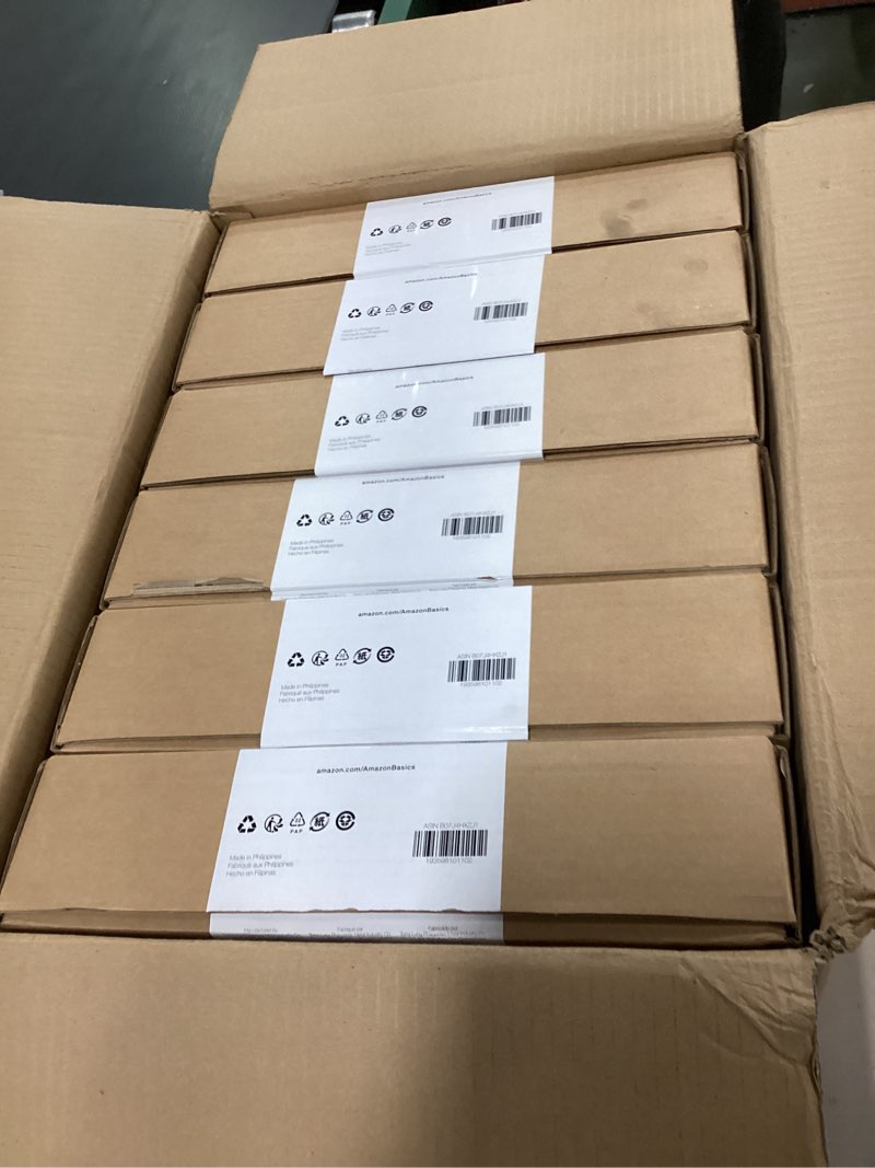 Condition photo showing New/Like New for Amazon Basics Handleset with Shelby Lever - Single Cylinder - Matte Black-6 Packs 1 Carton