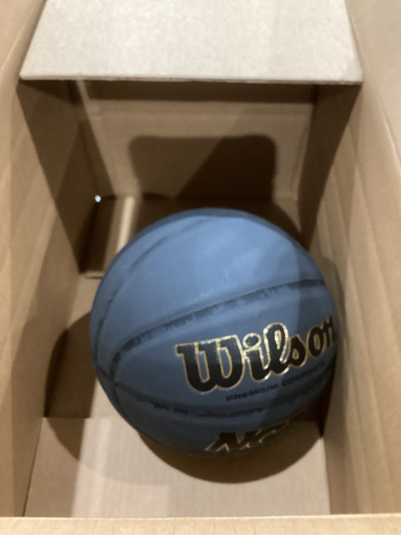 Condition photo showing Good Condition for WILSON NCAA Ovation Basketballs - Size 6 AMD Size 7 Charcoal Size 7 - 29.5"