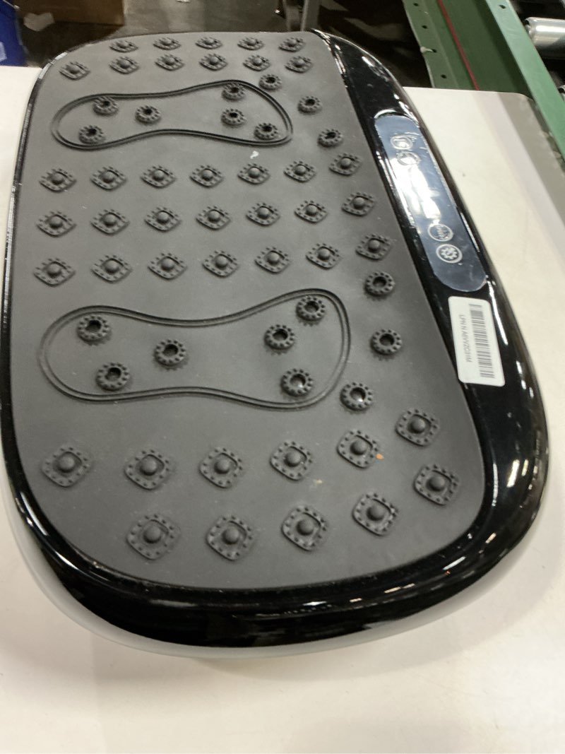 Condition photo showing As Is for Lifepro HexaPlate Lite Vibration Plate Exercise Machine with Magnetic Acupoints - Full Body Vibration Platform for Beginners and Recovery - Lymphatic Drainage Massager for Muscle Toning and Fitness Black