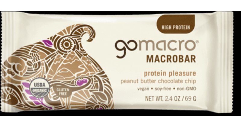 gomacro macrobar organic vegan protein bars - peanut butter chocolate chip (2.4 ounce bars, 12 count,best/by29/jun/2025