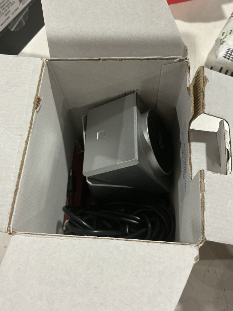 Condition photo showing As Is for monster motorized 3-in-1 wireless charger stand, 22.5w qi2 magnetic charging cube with touch-activated rotating mount, for iphone 16/15/14/13, apple watch & airpods, 30w usb-c pd adapter included