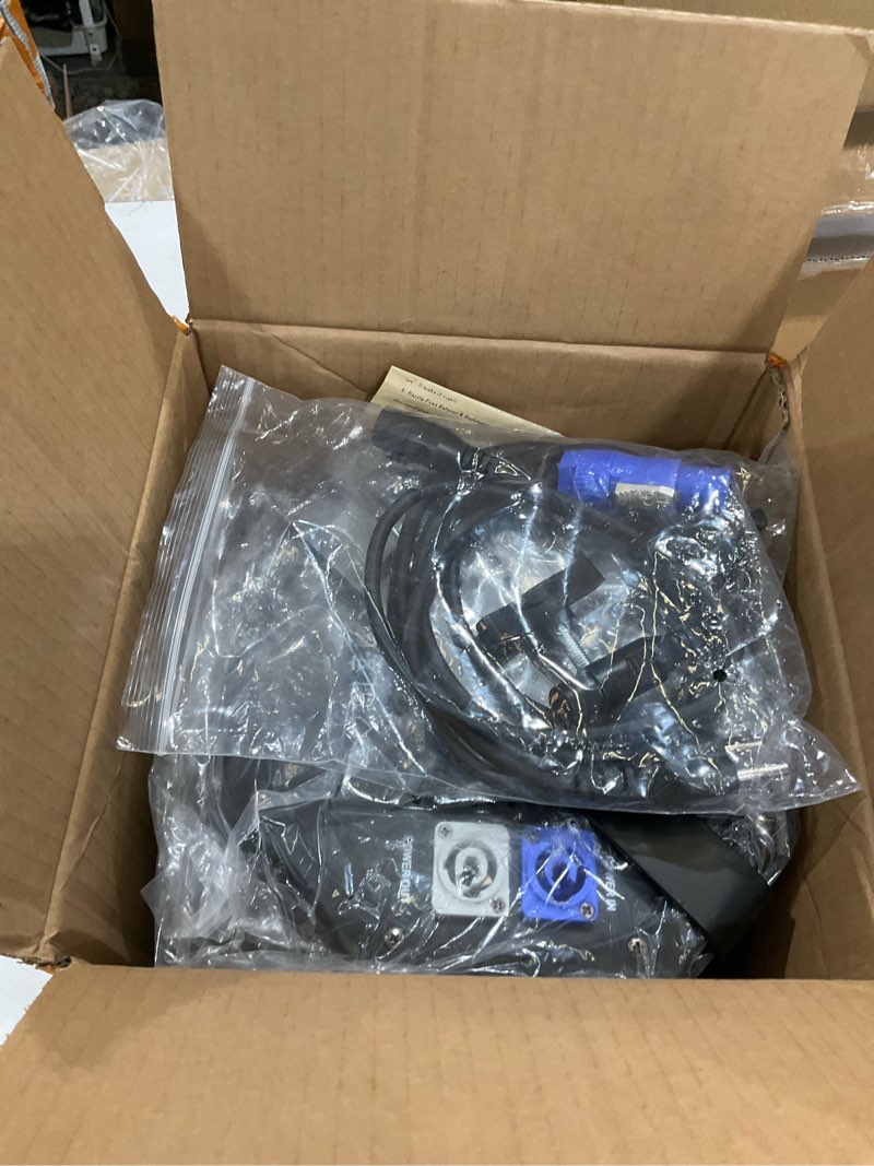 Condition photo showing New/Like New for stage lights with barn doors, 200w cob led par can lights spotlights, 2 in 1 cool white & warm white dmx512 sound activated uplights for events parties wedding theater church concert dance 1pc