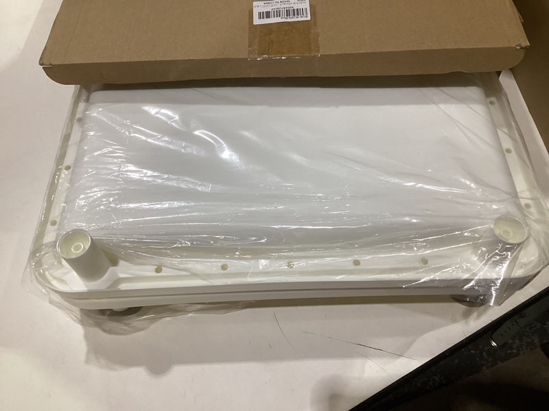 Condition photo showing As Is for Upgraded Stuffed Animal Storage & Organizer, PP Plastic Cute Easy to Assemble Plushies Storage Holder- Blue Elastic Ropes Zoo Rack for Stuffed Animals, Space Saving Organizer Cage for Toddler Rooms