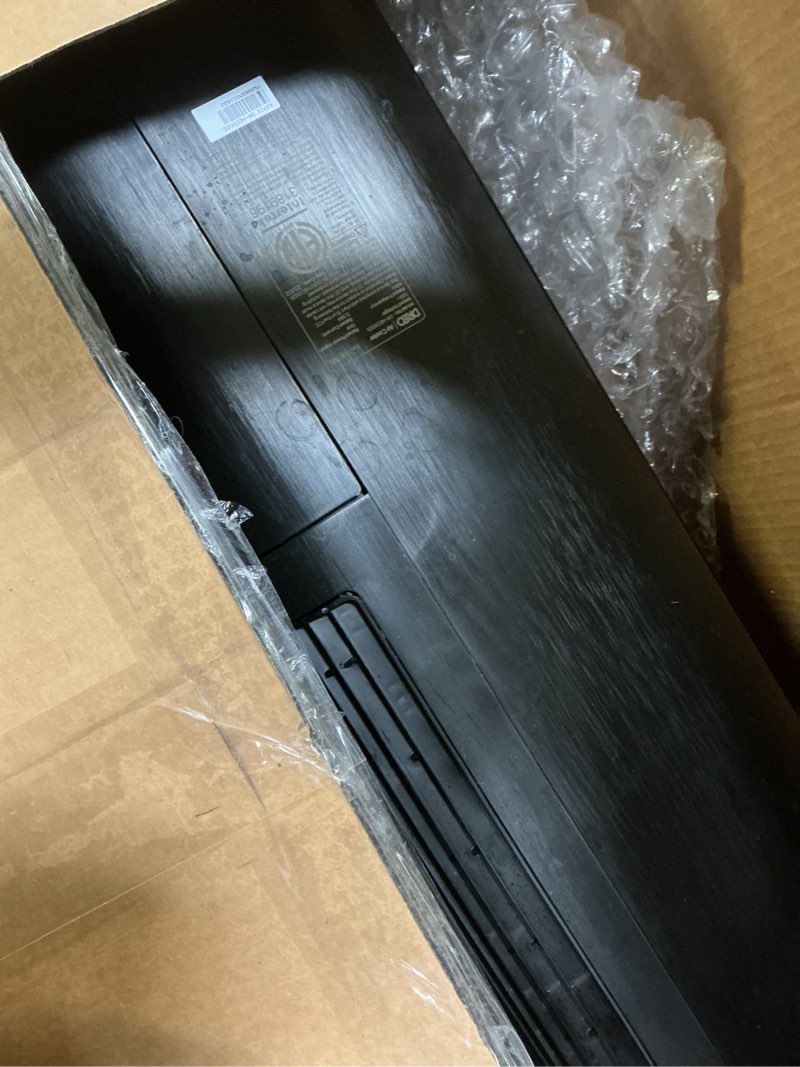 Condition photo showing As Is for levoit classic 36 inch tower fan for bedroom, 25ft/s airflow standing fan that blows cold air for home, 90° oscillation, quiet 28db, remote, 12h timer, 5 speeds, 4 modes with smart sensor, black black 36 inches