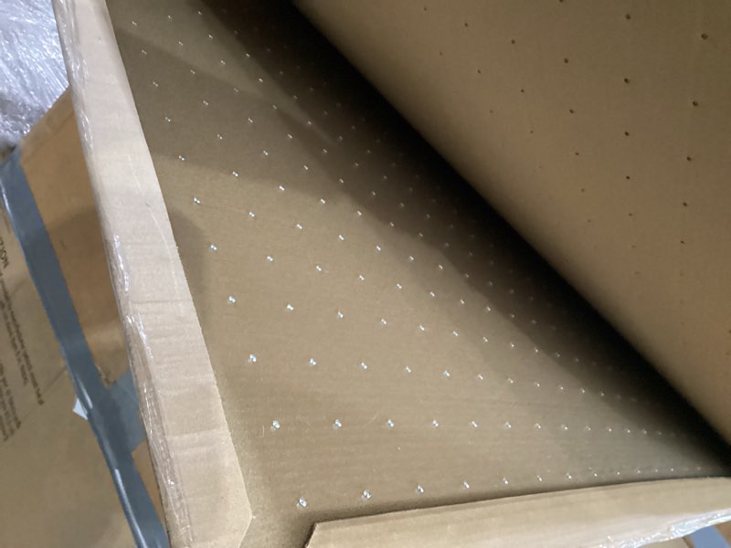 Condition photo showing Good Condition for Kuyal Office Chair Mat for Carpet, 40x48 Clear Heavy Duty Computer Chair Mat, Under Desk Protector Carpeted Floors Mat, Easy Chair Movement,Ship Flat 1 40" X 48"