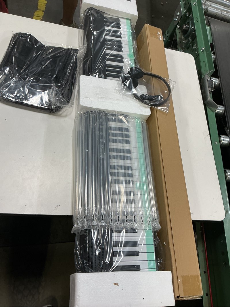 Condition photo showing New/Like New for 88 Key Digital Piano, Semi Weighted Electronic Keyboard Piano with Music Stand, Power Supply, Sustain Pedal, Stand, Bluetooth, MIDI, for Beginner Professional at Home, Stage Black