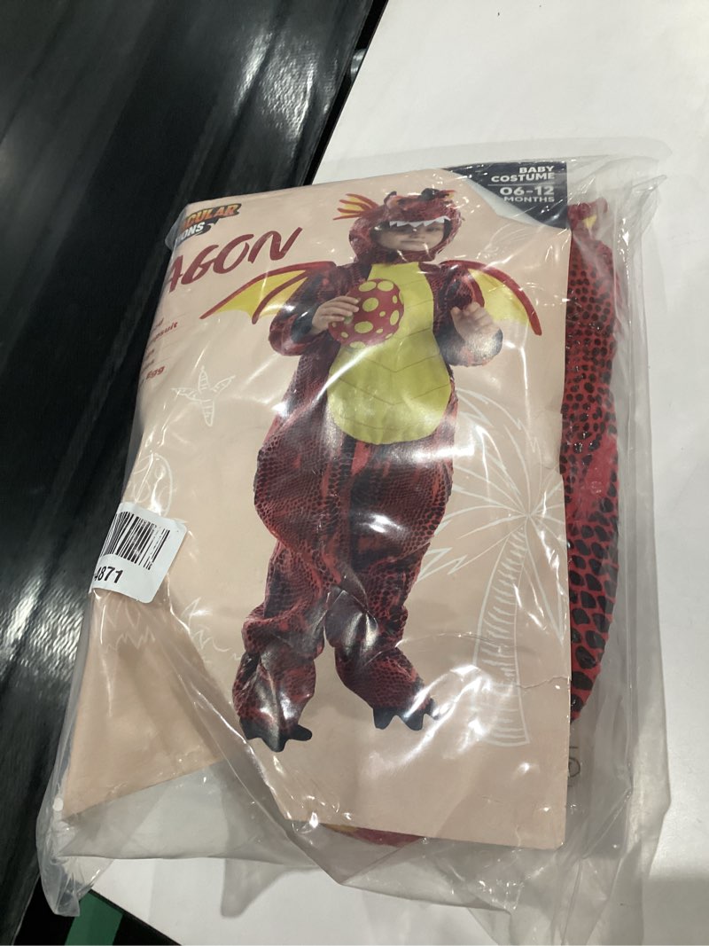 Condition photo showing Good Condition for Spooktacular Creations Halloween Dragon Costume Toddler, Dinosaur Costume Kids with Eggs for Baby Halloween Dress Up Party Red 6-12 Months