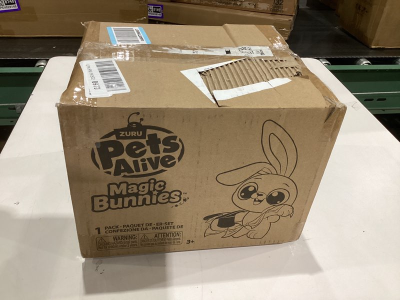 Condition photo showing Good Condition for Pets Alive Magic Bunnies (Sootie) by ZURU Electronic Plush Unboxing Surprise Interactive Magic Toy
